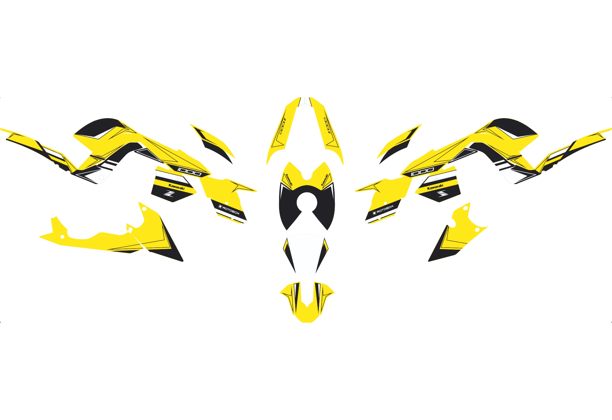 kit déco kawasaki z1000 loop