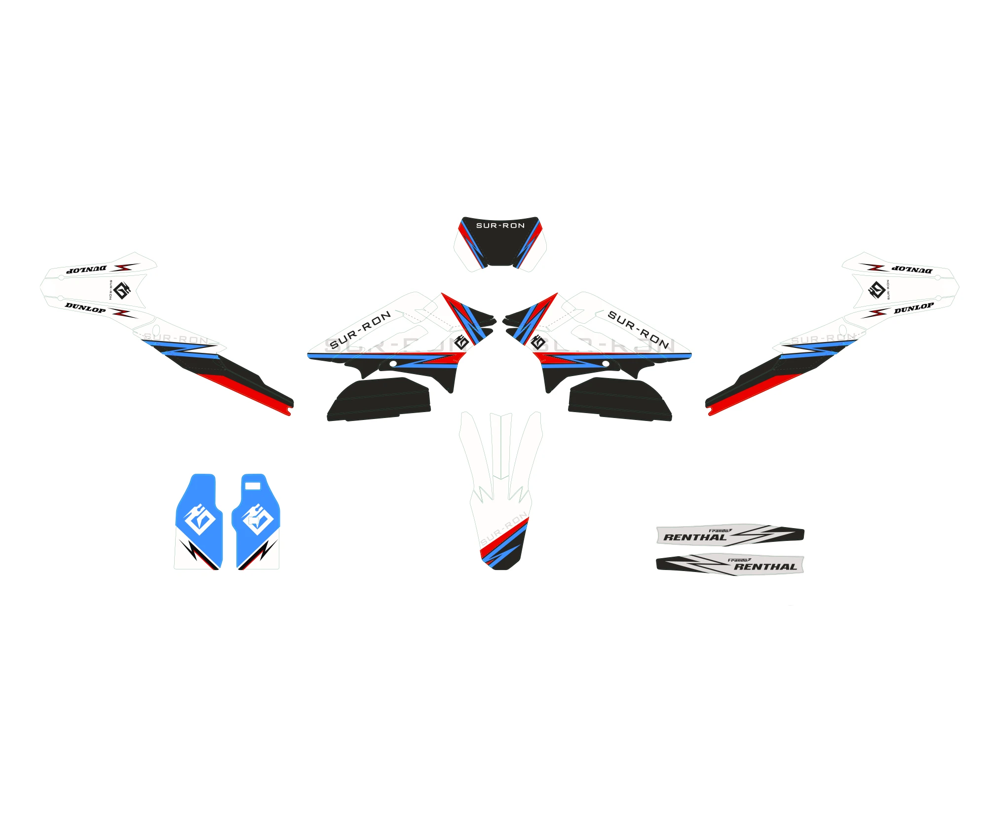 kit déco sur ron storm bee race