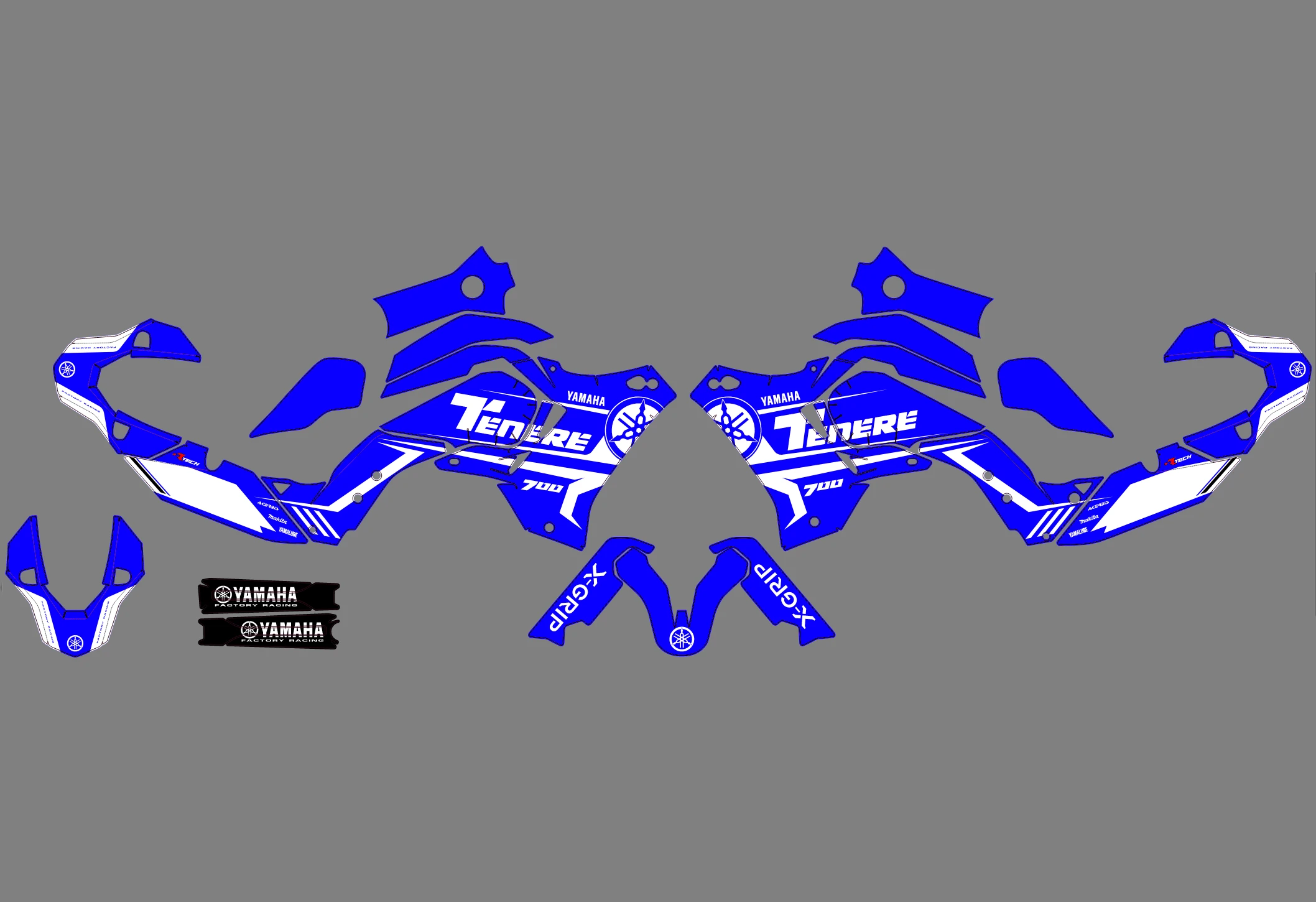 kit déco yamaha 700 tenere rtech t7 revolution type origine