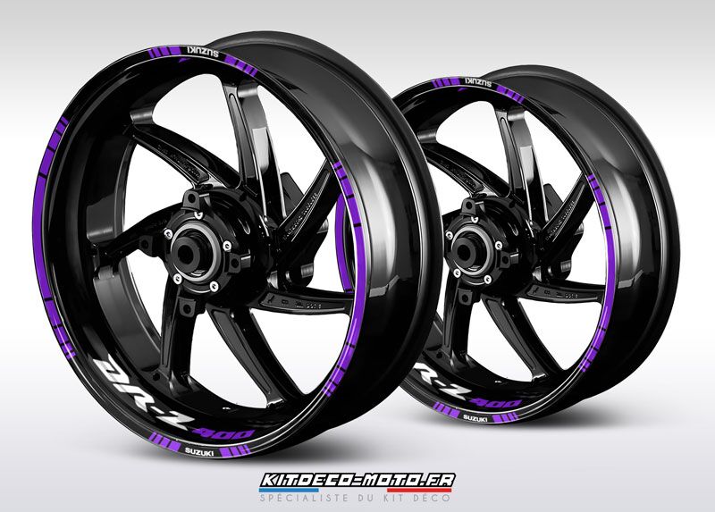 sticker jante moto suzuki drz 400 violet