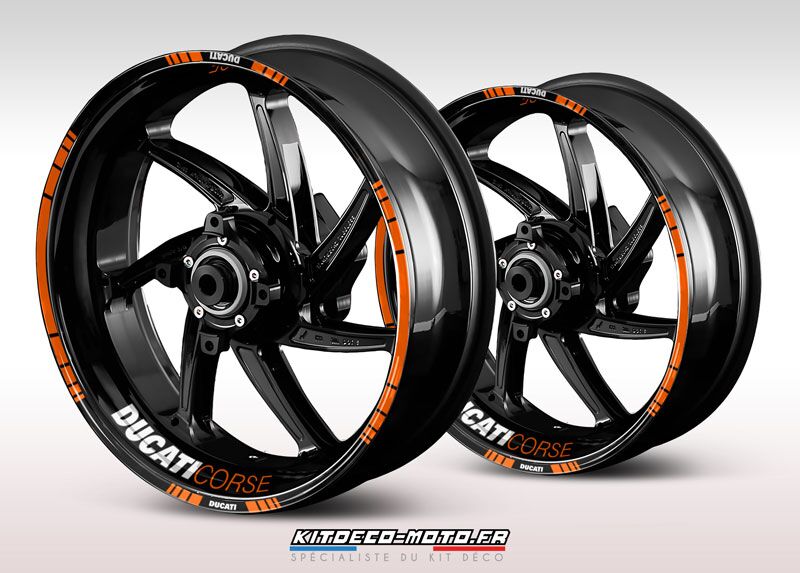 stickers de jante moto ducati corse