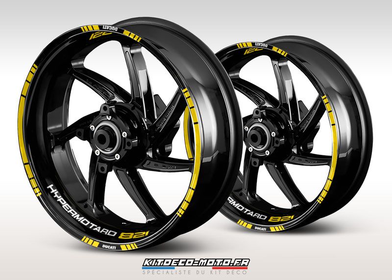 stickers de jante moto ducati hypermotard 821