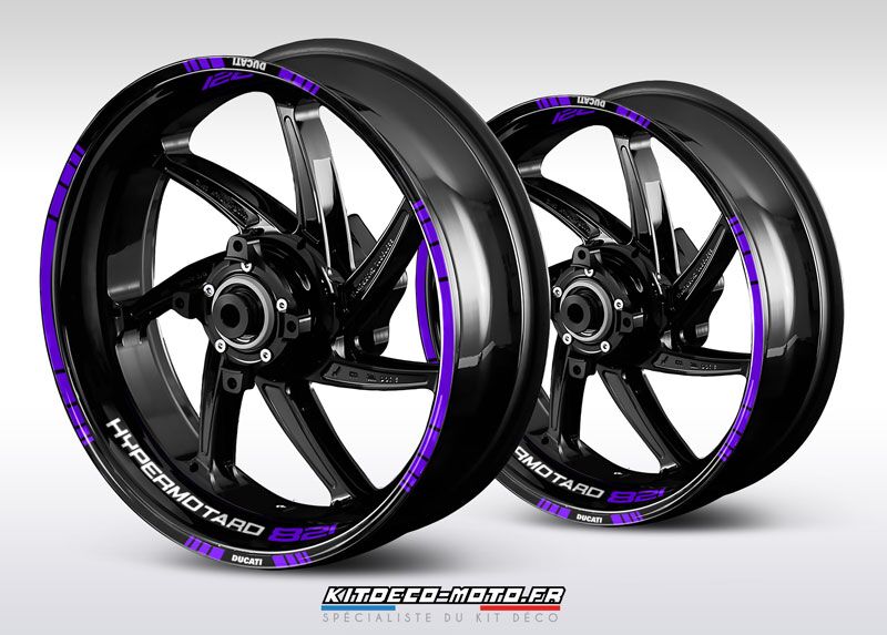 stickers de jante moto ducati hypermotard 821