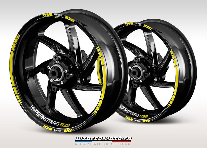 stickers de jante moto ducati hypermotard 939