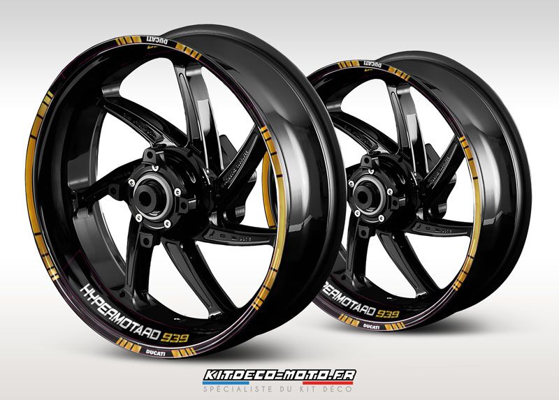 stickers de jante moto ducati hypermotard 939
