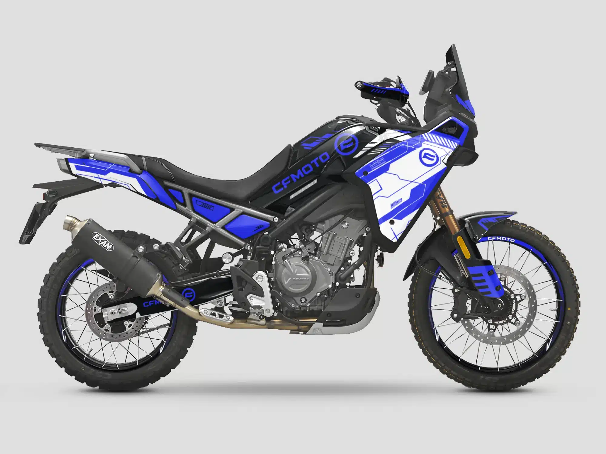 kit deco cf moto 450 mt robot bleu