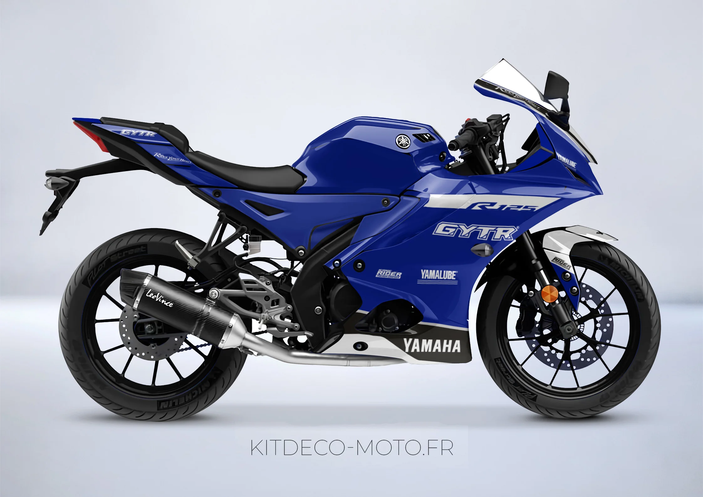 kit deco yamaha yzf r 125 gytr bleu