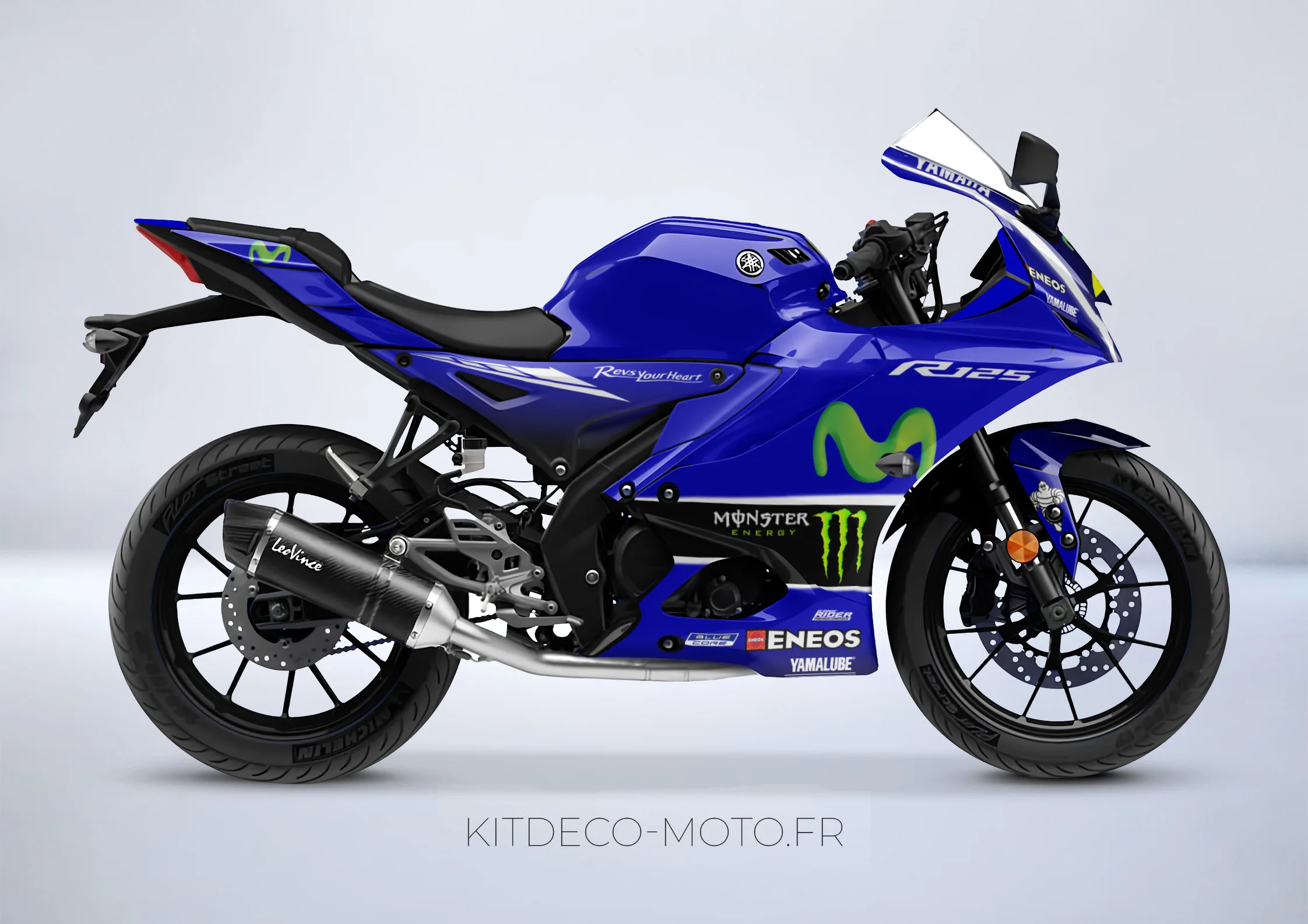 kit deco yamaha yzf r 125 movistar