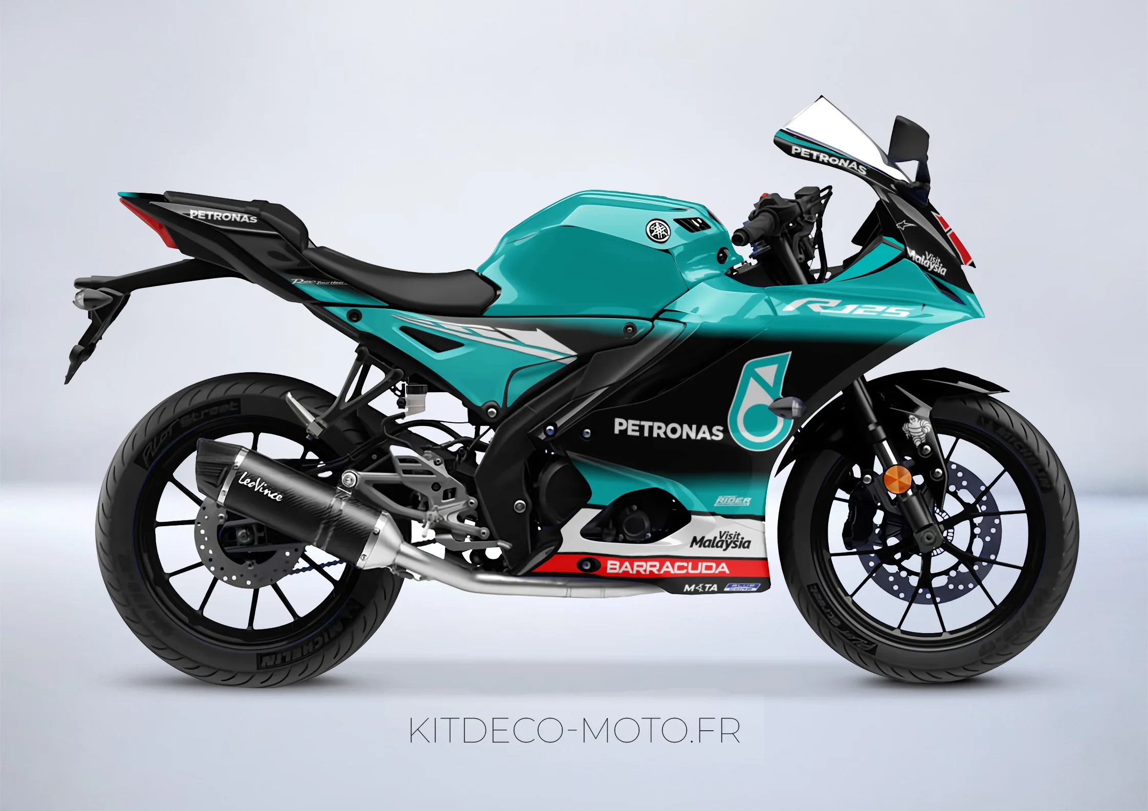 kit deco yamaha yzf r 125 petronas