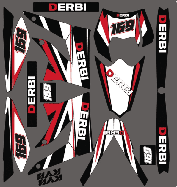 Kit-Deco-Derbi DRD Racing Senda Xtreme DRD SM Enduro 50