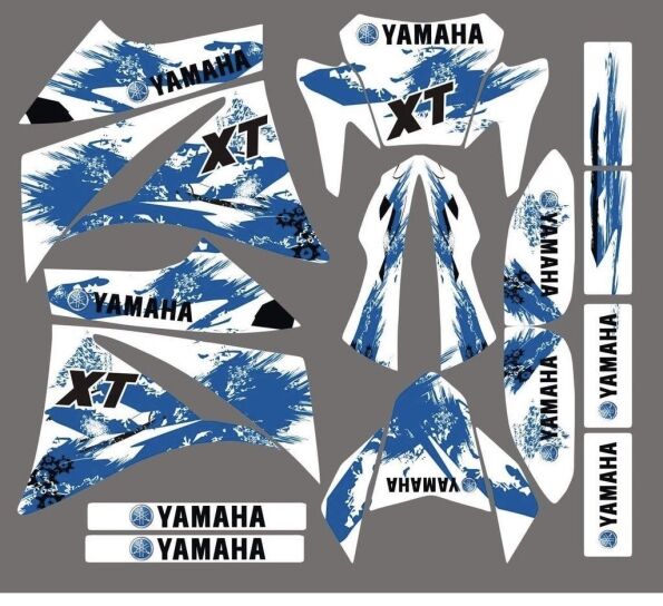 Graphic Kit Yamaha Xt 660 Avant 2006 Blue Line