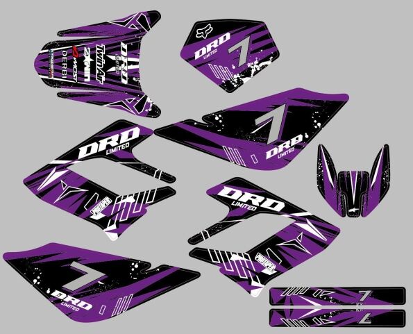 kit deco derbi drd racing factory purple