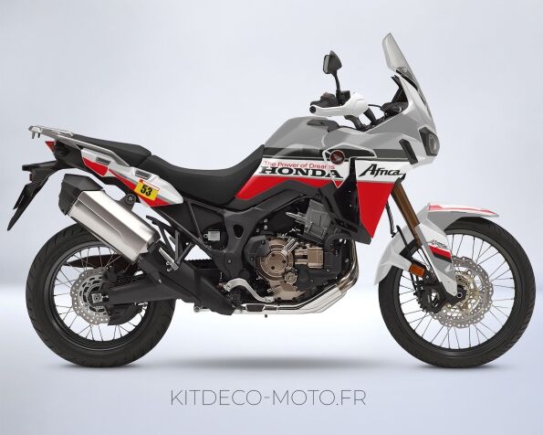 honda africa twin crf 1000l graphic kit – factory red