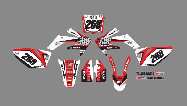 graphic kit honda 250 crf (2006 2009) two two