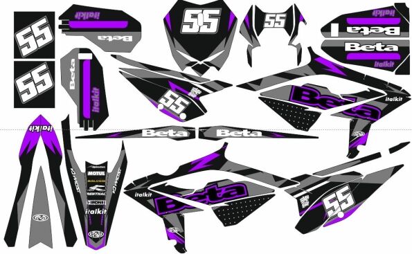 kit déco beta 50 (2021 2022) – craft violet / gris