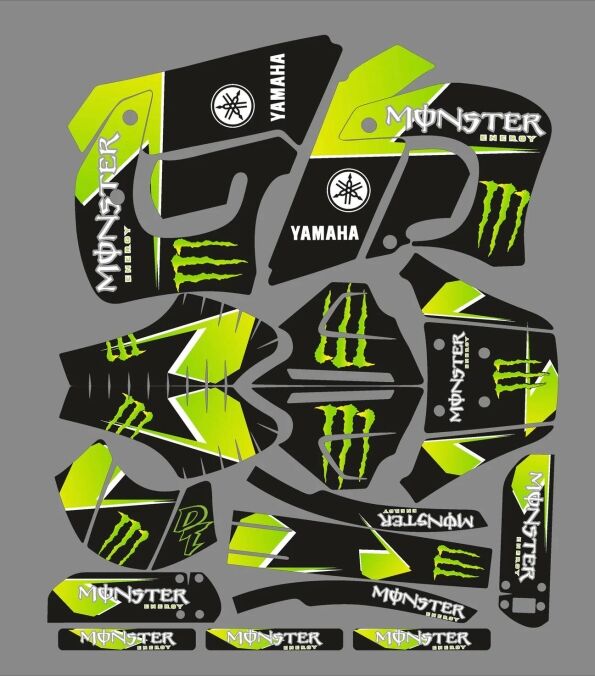 graphic kit yamaha dt 50 (before 2002) – monster