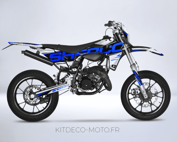 kit déco sherco 50 sm – fusion bleu