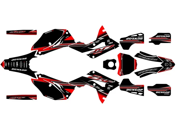 Honda 450 CRF Grafik-Kit (2017 2020) – Rennen