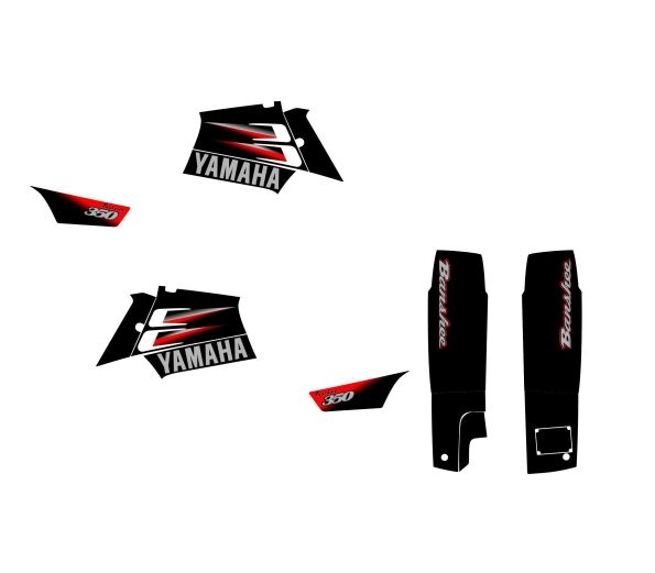 yamaha 350 banshee original black graphic kit