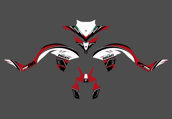 Ducati multistrada 1200 original type graphic kit