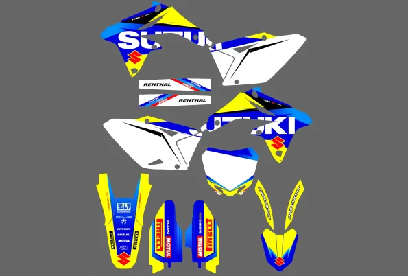 kit déco suzuki 250 rmz (2010 2018) type origine