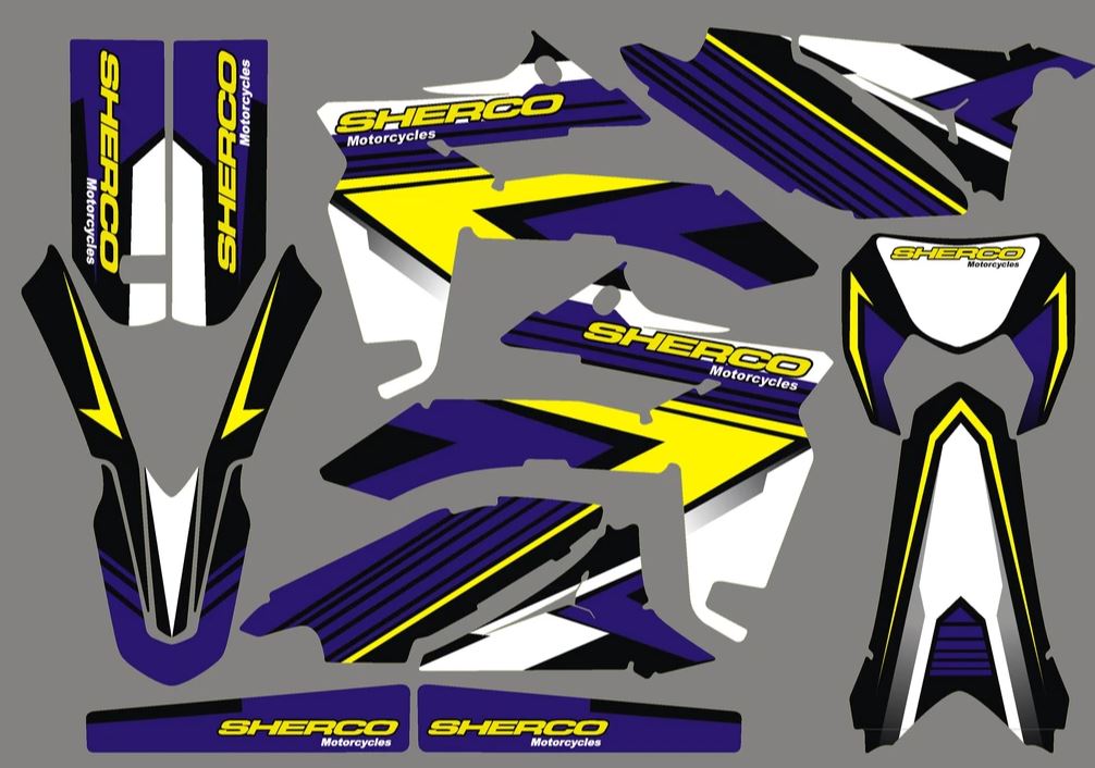 kit deco sherco sm enduro 50 hrd