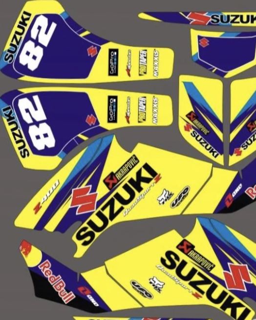 Kit Deco Suzuki Ltz 400 Yellow