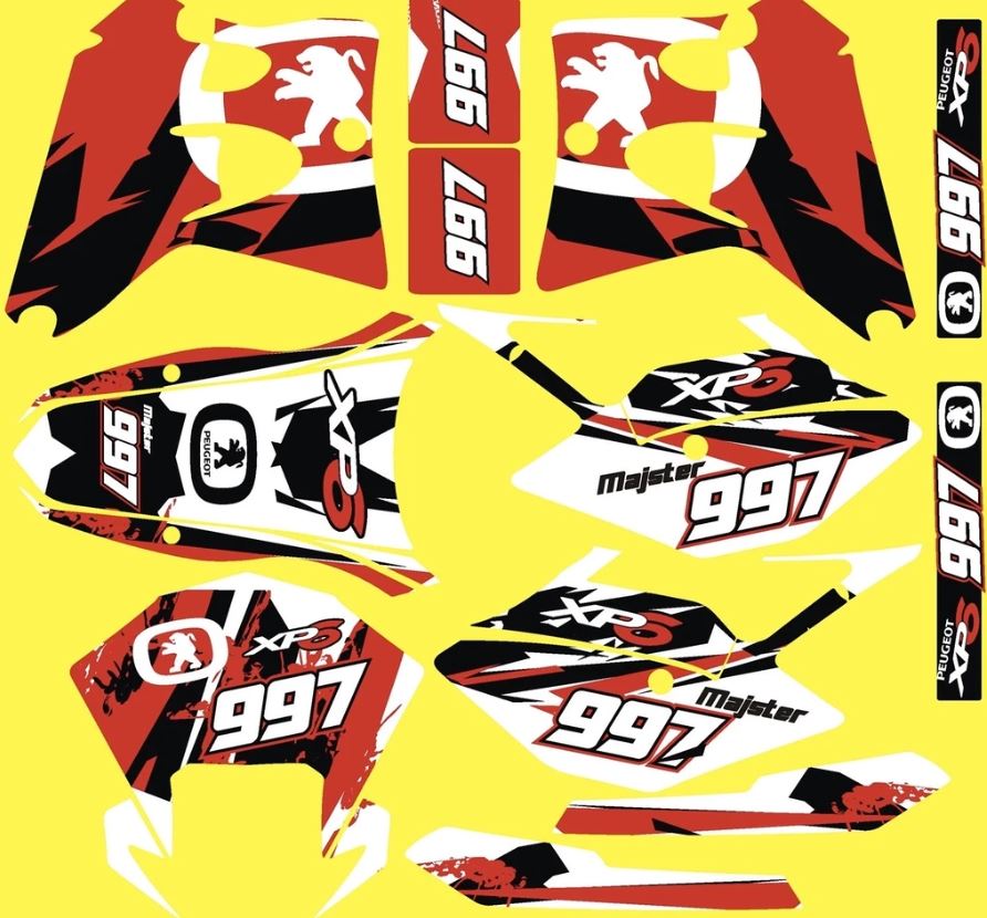 Peugeot Xp6 50 Factory Red