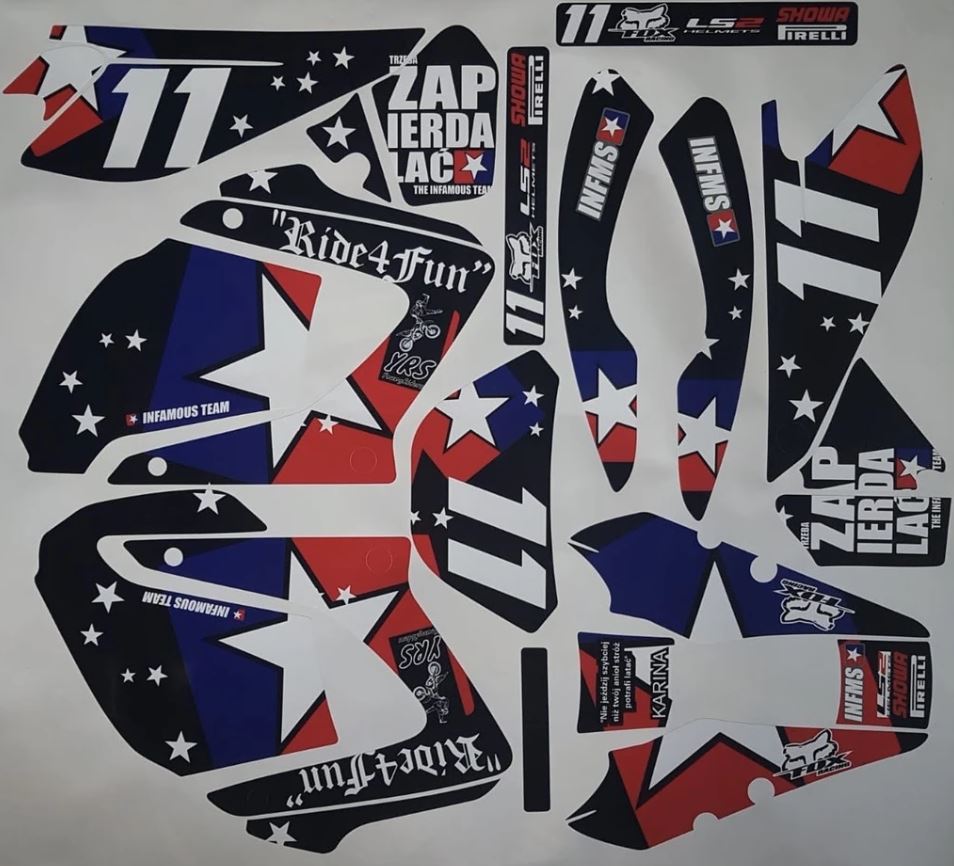 Rider For Fun Kit Deco Yamaha Dt Dtr Dtx