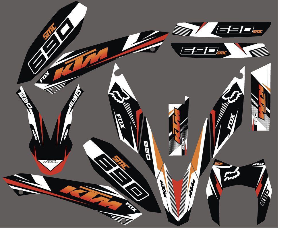 Kit DÉco Ktm 690 Smc 2010 Fox
