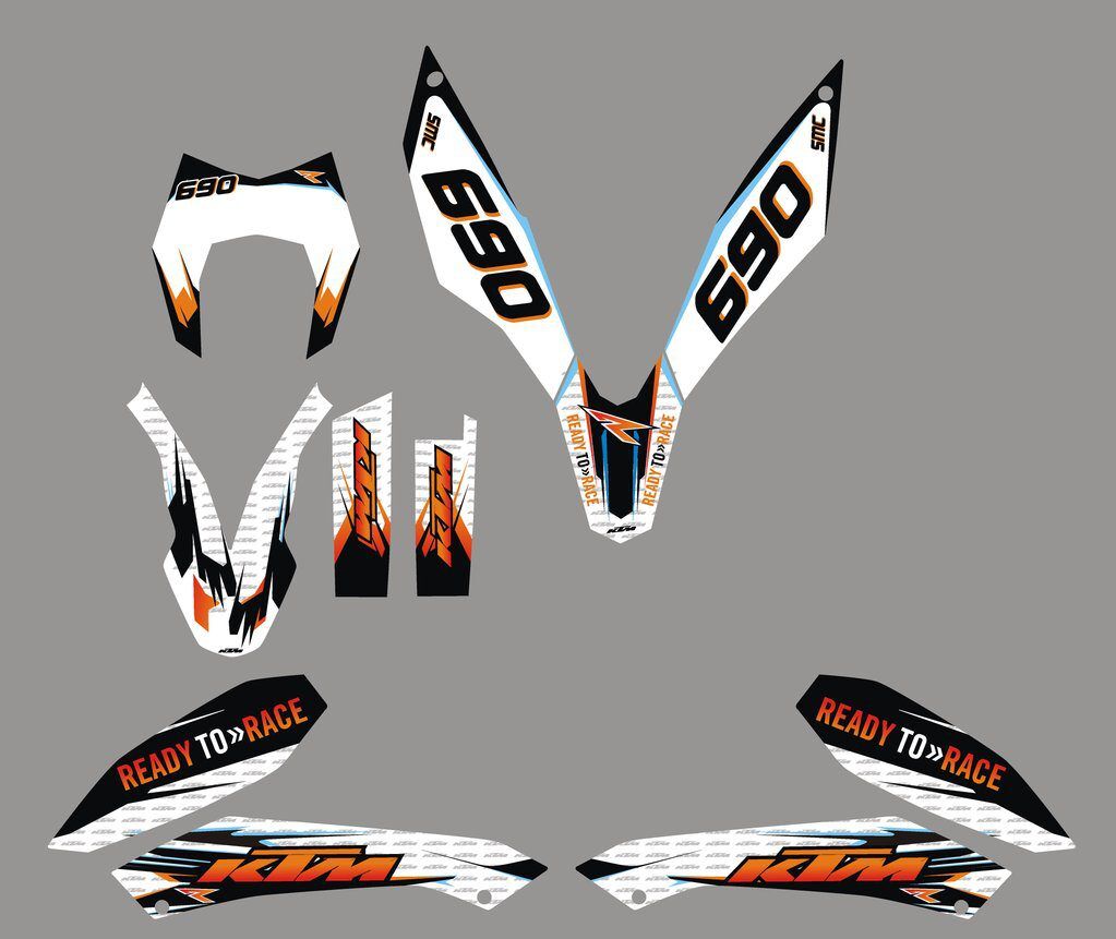 Kit DÉco Ktm 690 Smc 2010 Rtr