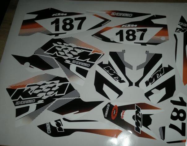 Kit DÉco Ktm Sx Sxf 2007 2010 Black