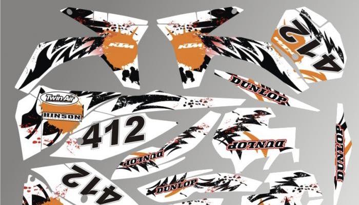 Kit DÉco Ktm Sx Sxf 2011 2012 #3