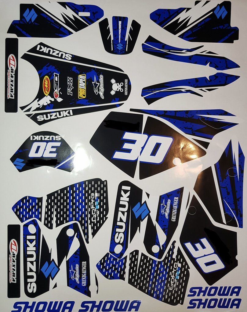 Kit DÉco Suzuki Drz 400 Blue Grenzgaenger