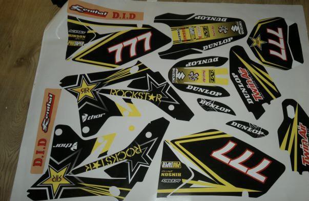 Kit DÉco Suzuki Rmz 250 2007 2009 Rockstar #2