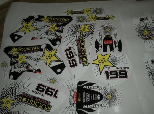 Kit DÉco Suzuki Rmz 250 2007 2009 Rockstar
