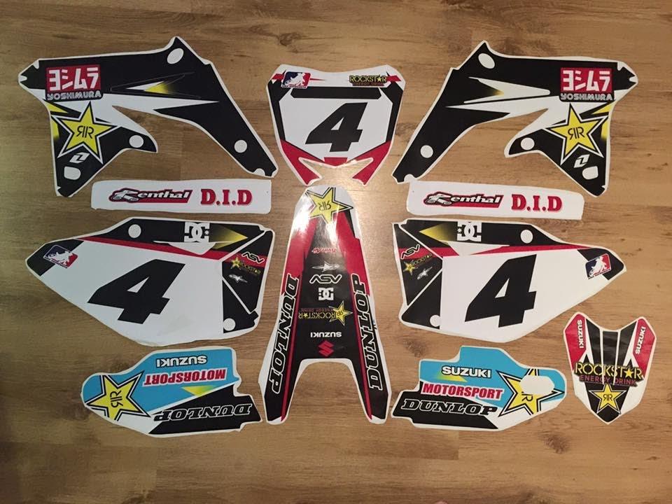 Kit DÉco Suzuki Rmz 450 2008 2012 Rockstar #2