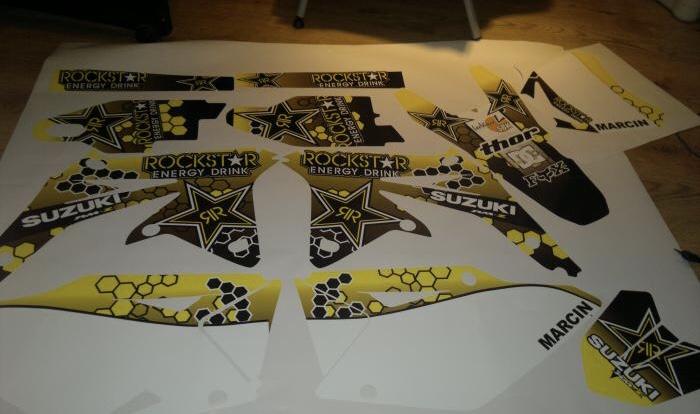 Kit DÉco Suzuki Rmz 450 2008 2012 Rockstar