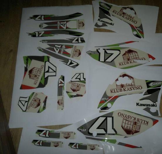 Kit Deco Kawasaki Kxf 450 2009 2011 Klub Kasyno
