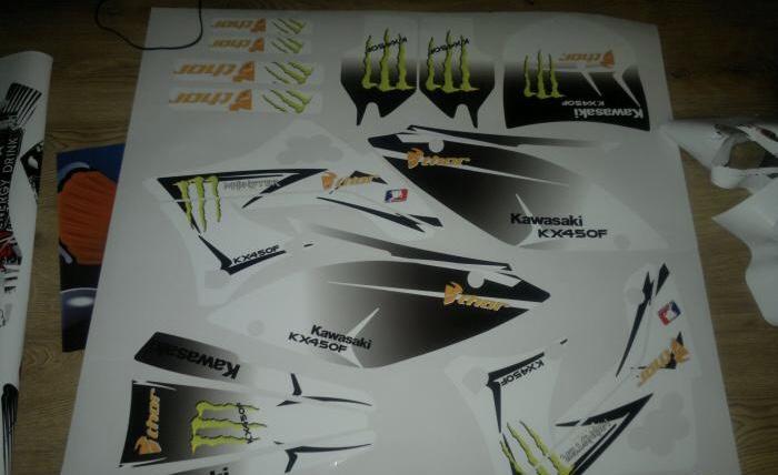 Kit Deco Kawasaki Kxf 450 2009 2011 Monster