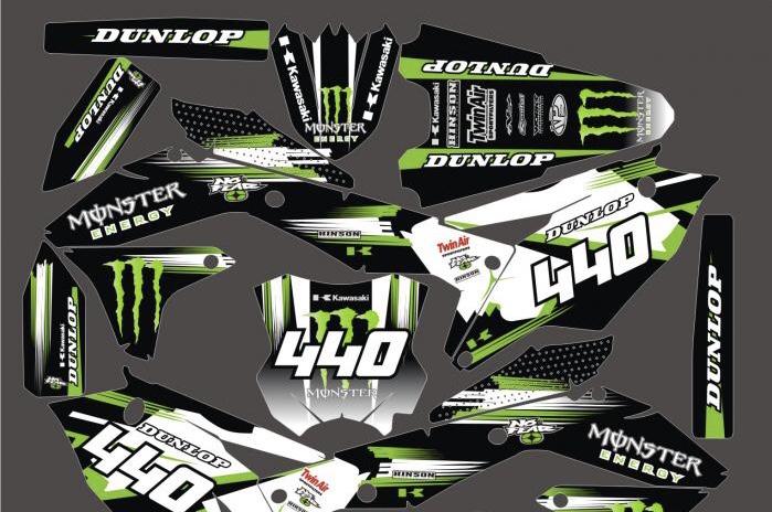 Kit Deco Kawasaki Kxf 450 2016 Monster