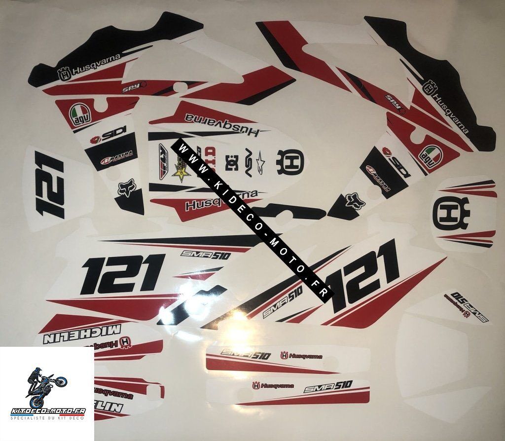 Kit DÉco Husqvarna Sms : Wr : Cr : Te : 450 510 Sm 2006 2013 Factory