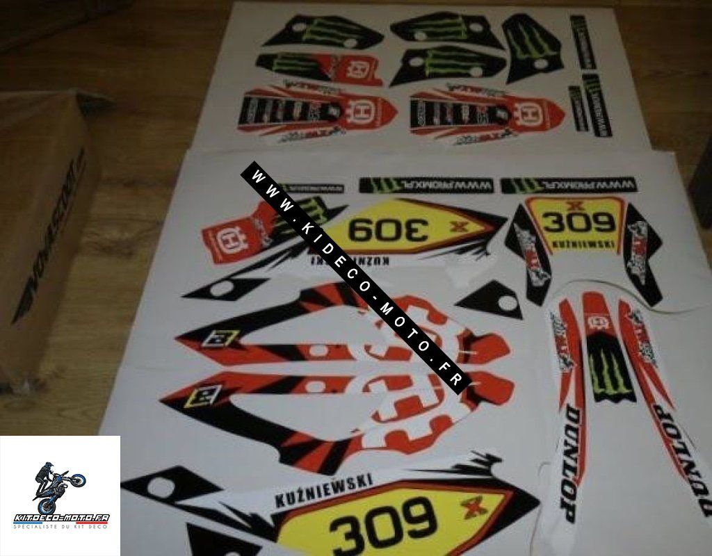Kit DÉco Husqvarna Sms : Wr : Cr : Te : 450 510 Sm 2006 2013 Monster