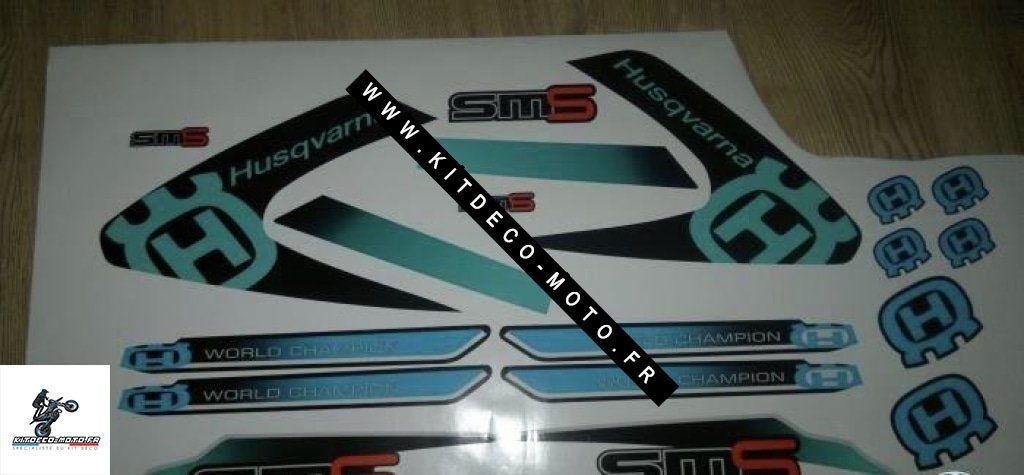 Kit DÉco Husqvarna Wr : Te : Sm : Cr : Tc 2000 2005 Sms Origine