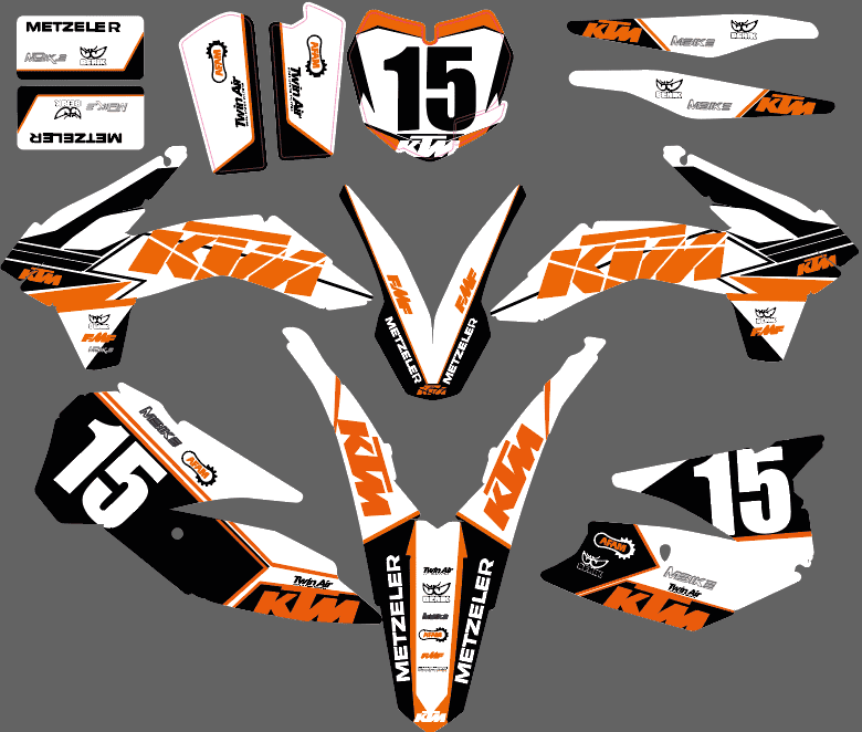 Maquette Ktm 450 Smr Noir Blanche