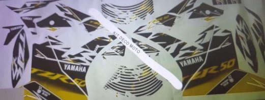 Kit Deco Yamaha Tzr 50 Jaune Fluo