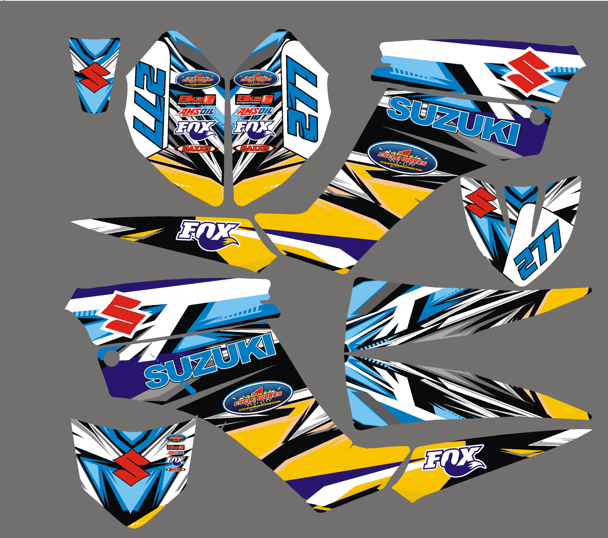 Kit Deco Quad Suzuki 250 Ltz Factory