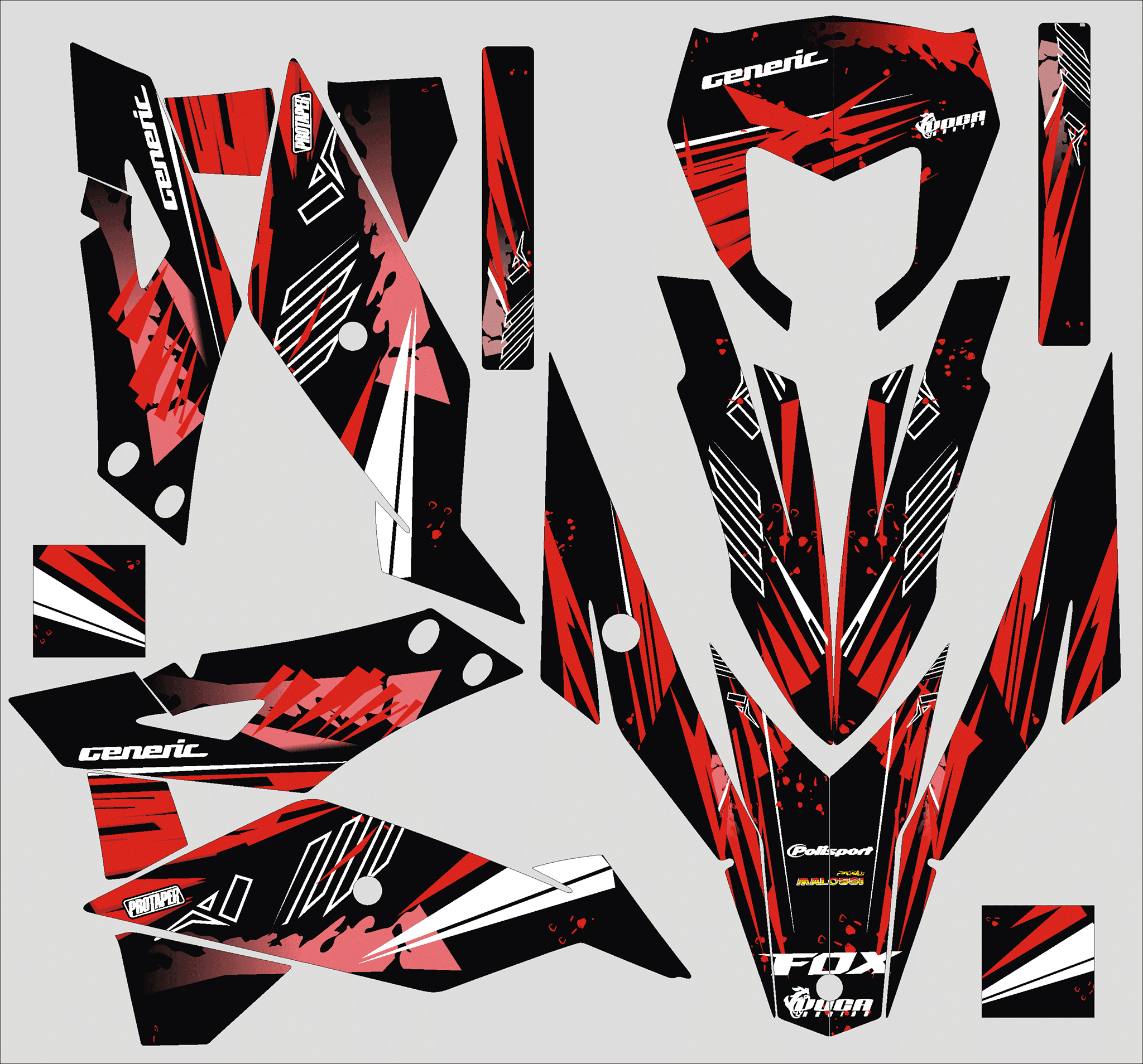 Kit Deco Generic Trigger Red