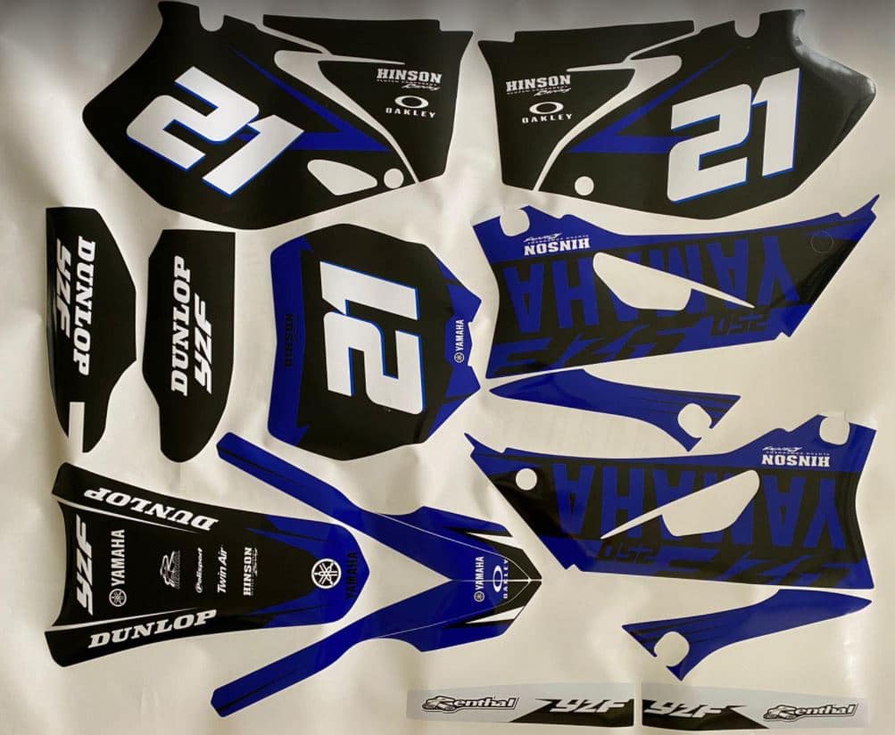 Kit Deco Yamaha Yz Black