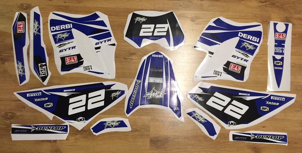 Kit Deco Derbi Drd Racing Blue